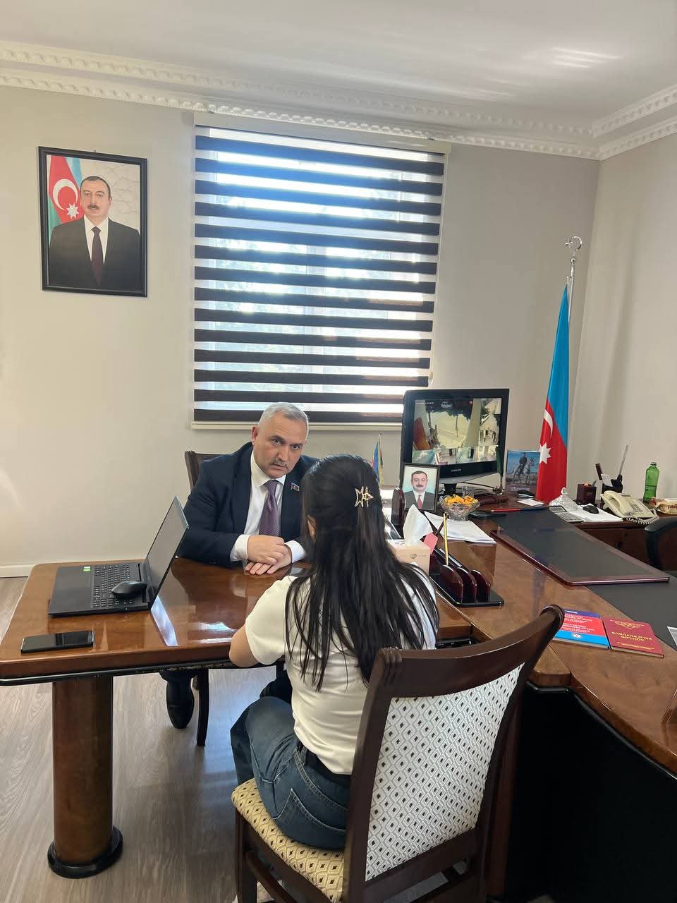 Azər Allahverənov Kürdəxanıda vətəndaş qəbulu keçirib